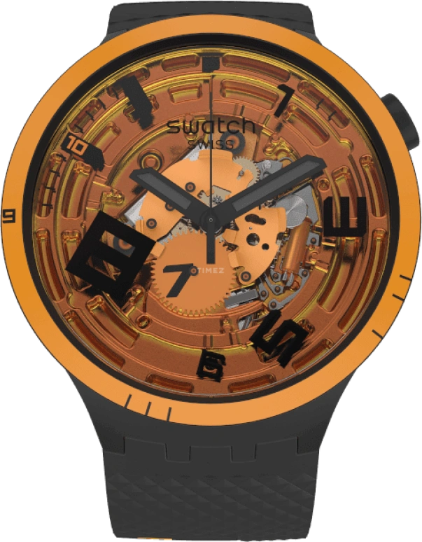 Swatch,Other 47mm,47mm,Sapphire,Crystal Glass,SB01B127