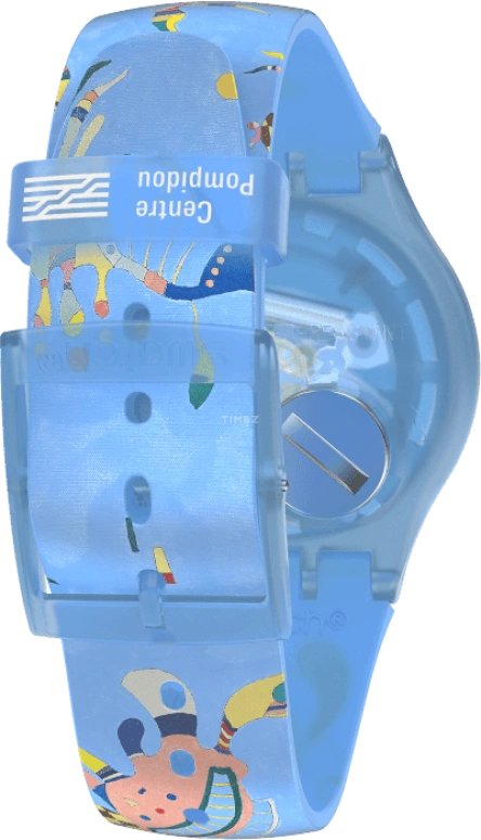 Swatch,Originals 41mm,41mm,Plastic,Blue,Quartz,Sapphire,Crystal Glass,Round,SUOZ342