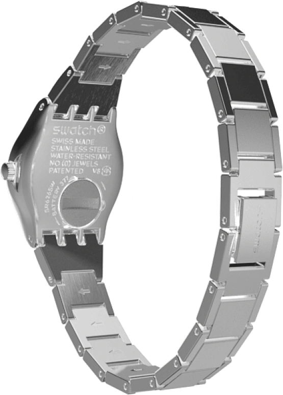 Swatch,IRONY 25mm,25mm,Stainless Steel,Blue,YSS222G