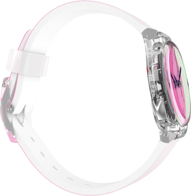 Swatch,Originals 34mm,34mm,Plastic,Pink,Sapphire,Crystal Glass,GE719