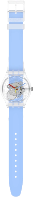Swatch,Originals 41mm,41mm,Plastic,Skeleton,Quartz,Round,Transparent,SUOK156