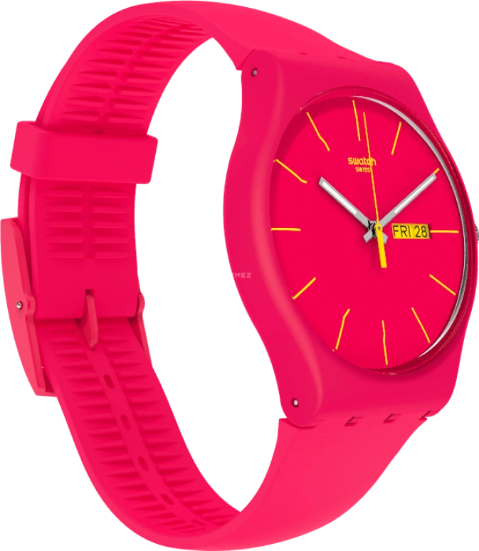 Swatch,CLASSIC ,Plastic,Red,SUOR704