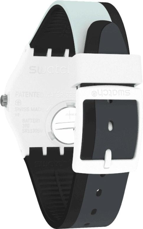 Swatch,Originals 34mm,34mm,Plastic,White,GW711