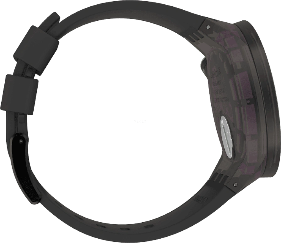 Swatch,THE BOLD 47mm,47mm,Plastic,Purple,SO27B113