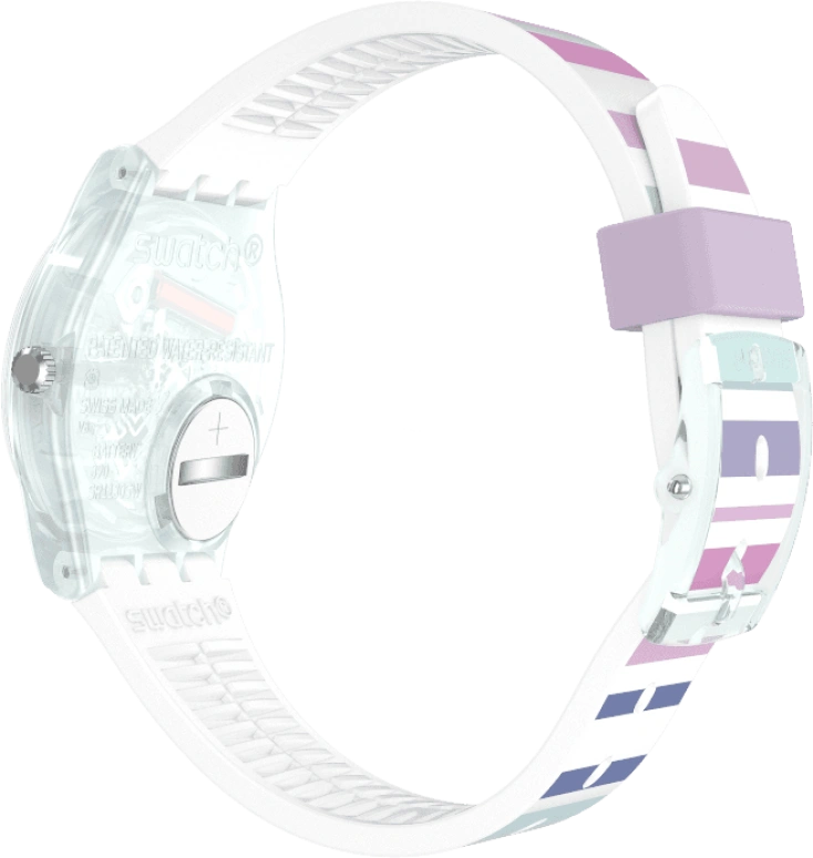 Swatch,Originals 34mm,34mm,Plastic,White,Open,GL702