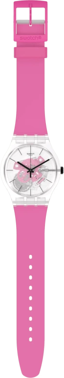 Swatch,Originals 41mm,41mm,Bioceramic,Transparent,Quartz,Tonneau,SO29K107