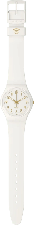 Swatch,Other 34mm,34mm,Bio-sourced,White,Quartz,Sapphire,Crystal Glass,Round,SO28W111,SO28W111-5300