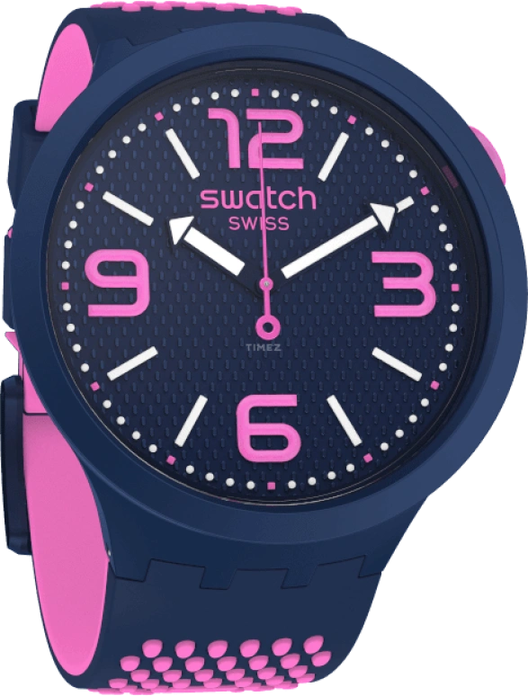 Swatch,THE BOLD 47mm,47mm,Plastic,Black,SO27N103
