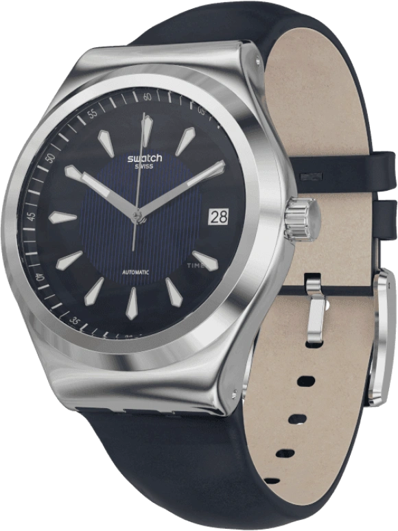 Swatch,IRONY 42mm,42mm,Stainless Steel,Open,YIS420