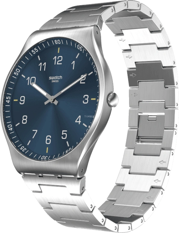 Swatch,SKIN ,Stainless Steel,Blue,SS07S106G