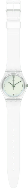 Swatch,Originals 34mm,34mm,Plastic,Green,Quartz,Round,Transparent,GE294
