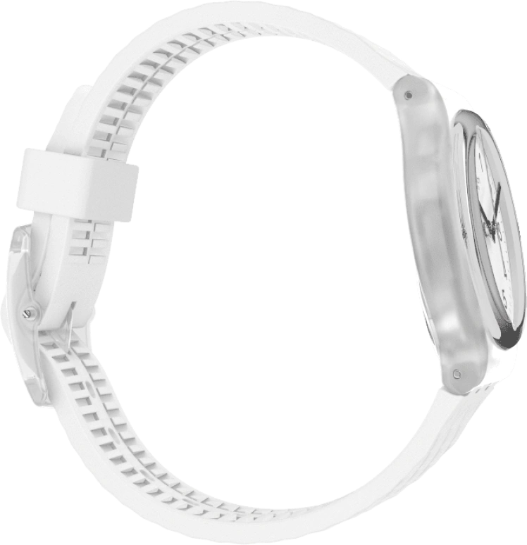 Swatch,Originals 34mm,34mm,Plastic,White,Quartz,Baton,GE286