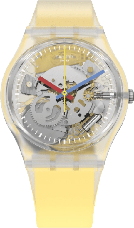 Swatch,CLEAR 34mm,34mm,Open,GE291