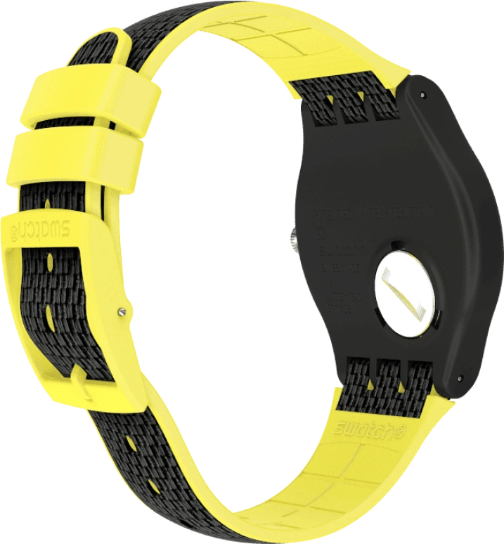 Swatch,Originals 41mm,41mm,Plastic,Black,SUOB406