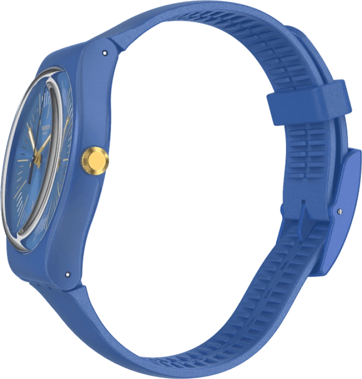 Swatch,Originals 41mm,41mm,Plastic,Blue,SUON143
