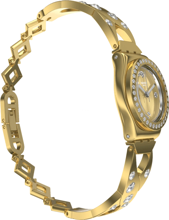 Swatch,IRONY 25mm,25mm,Gold,YSG164G