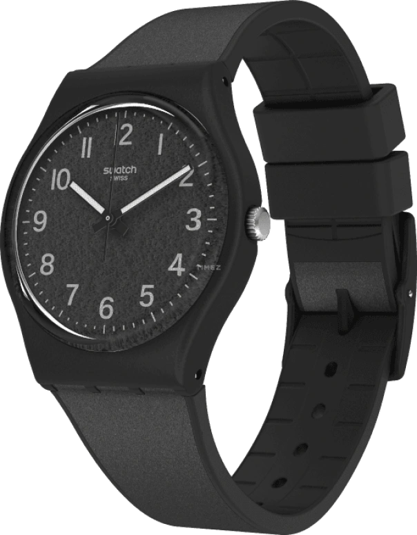 Swatch,Originals 34mm,34mm,Plastic,Black,GB326