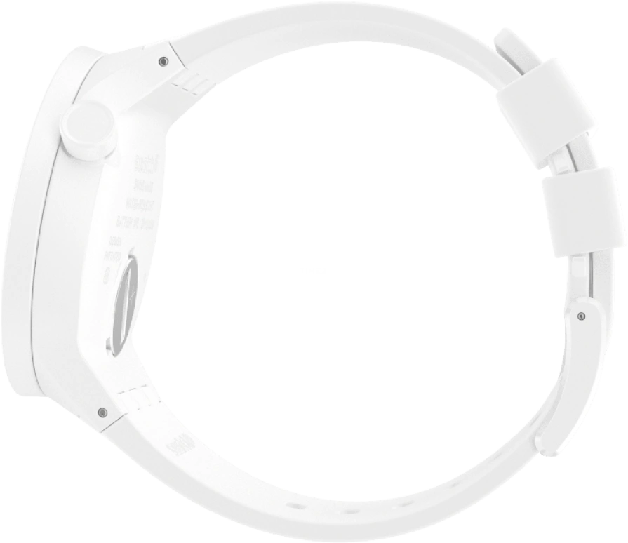 Swatch,THE BOLD 47mm,47mm,Plastic,White,SO27Z106