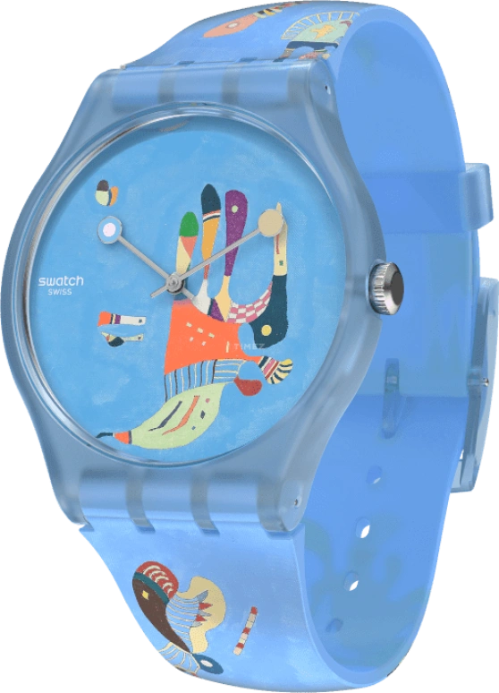 Swatch,Originals 41mm,41mm,Plastic,Blue,Quartz,Sapphire,Crystal Glass,Round,SUOZ342