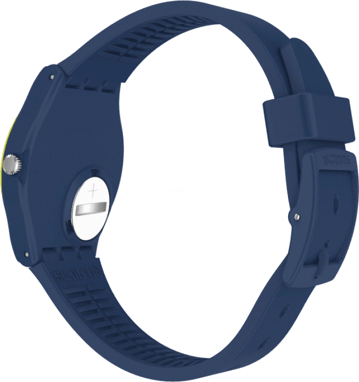Swatch,Originals 34mm,34mm,Plastic,Yellow,GN266