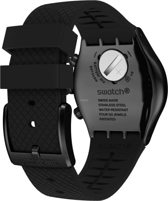 Swatch,IRONY 43x49mm,43x49mm,Black,YVB408