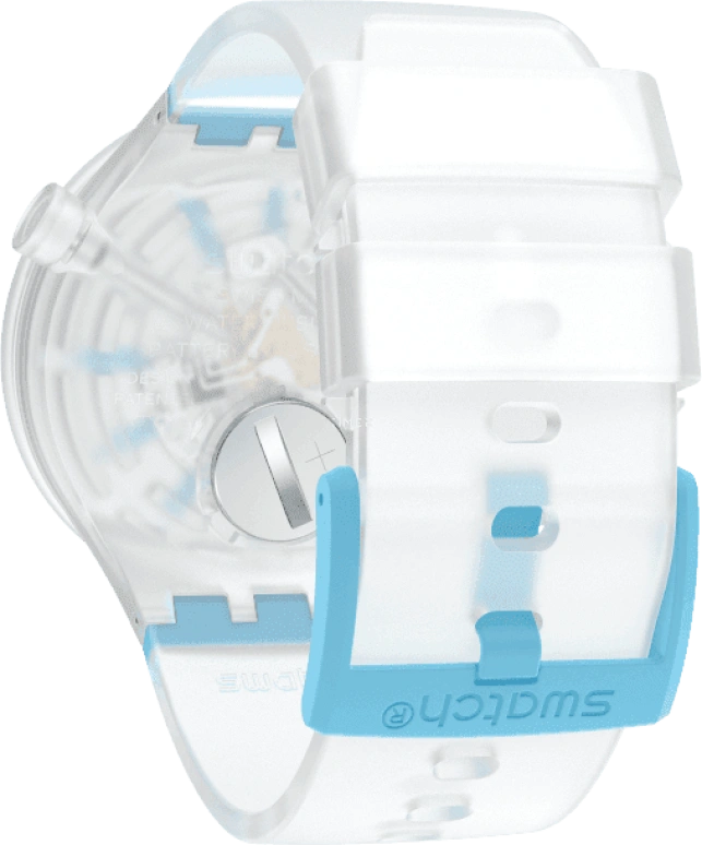 Swatch,THE BOLD 47mm,47mm,Plastic,White,SO27E105