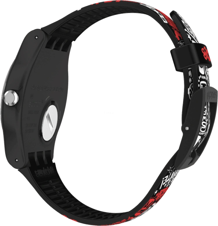 Swatch,Originals 41mm,41mm,Plastic,Black,SUOZ322