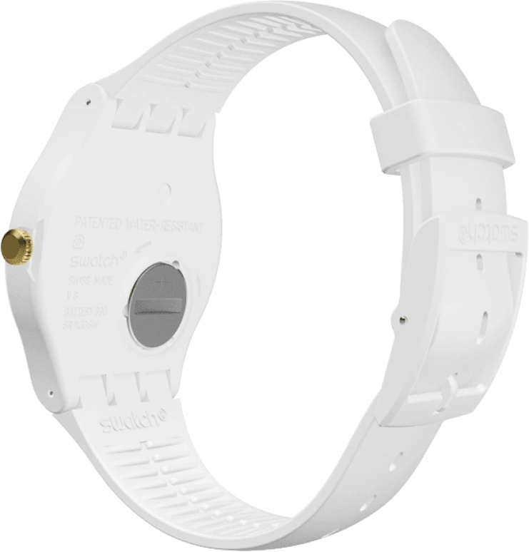 Swatch,Originals 41mm,41mm,Plastic,Yellow,SUOZ148