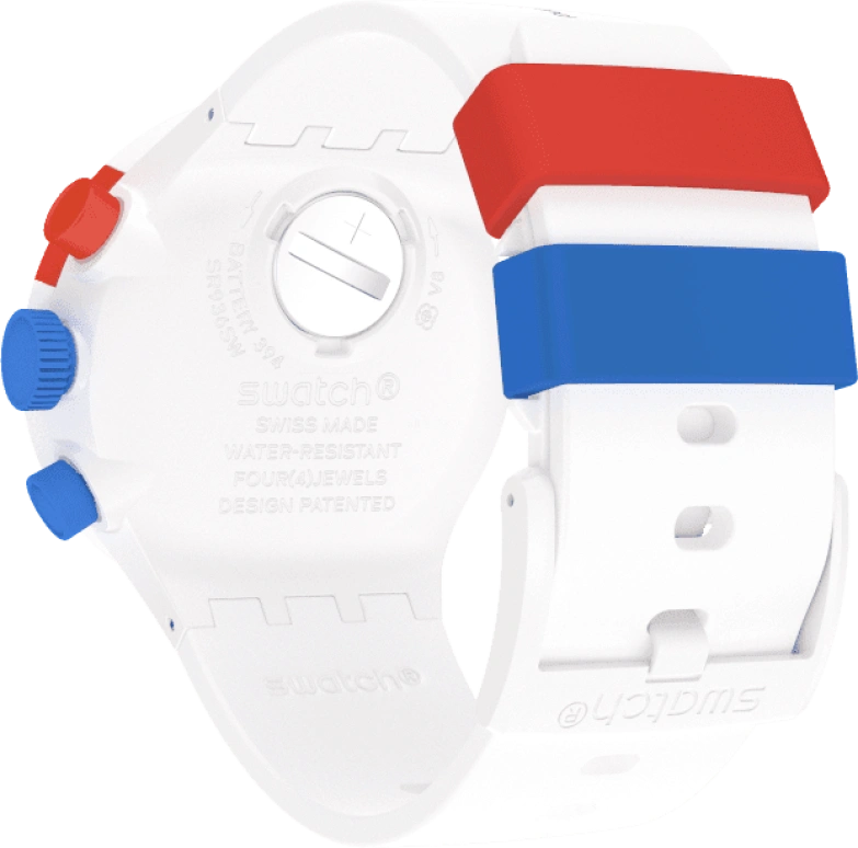 Swatch,THE BOLD 47mm,47mm,Bioceramic,Ceramic,White,Sapphire,Crystal Glass,SB04Z400
