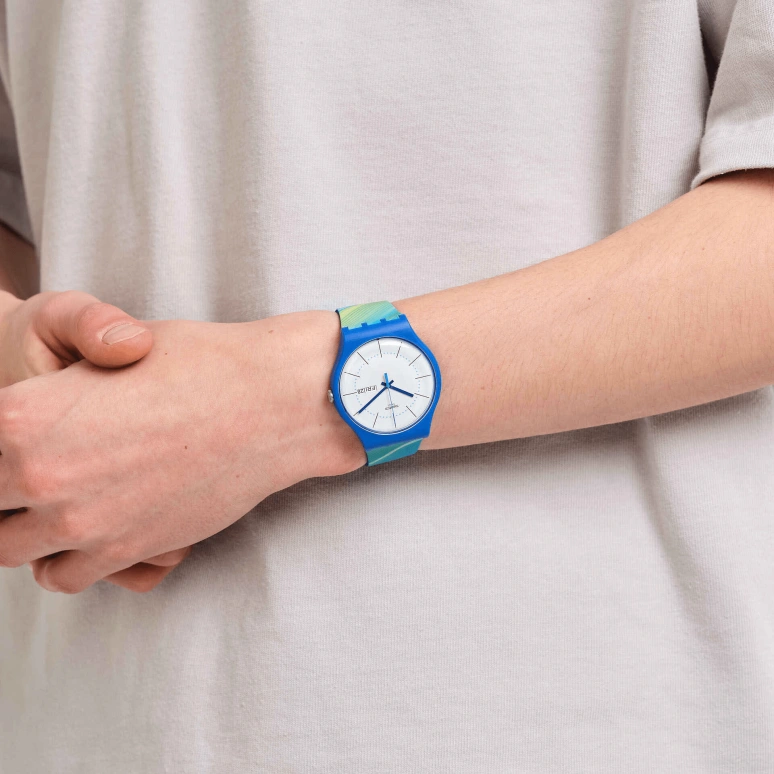 Swatch,Originals 41mm,41mm,Bioceramic,White,SO29Z700