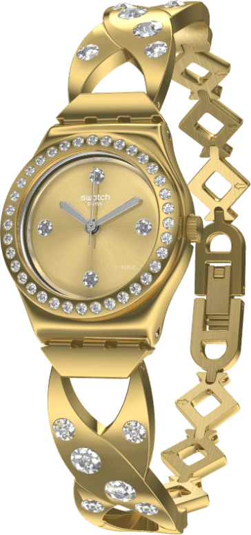 Swatch,IRONY 25mm,25mm,Gold,YSG164G