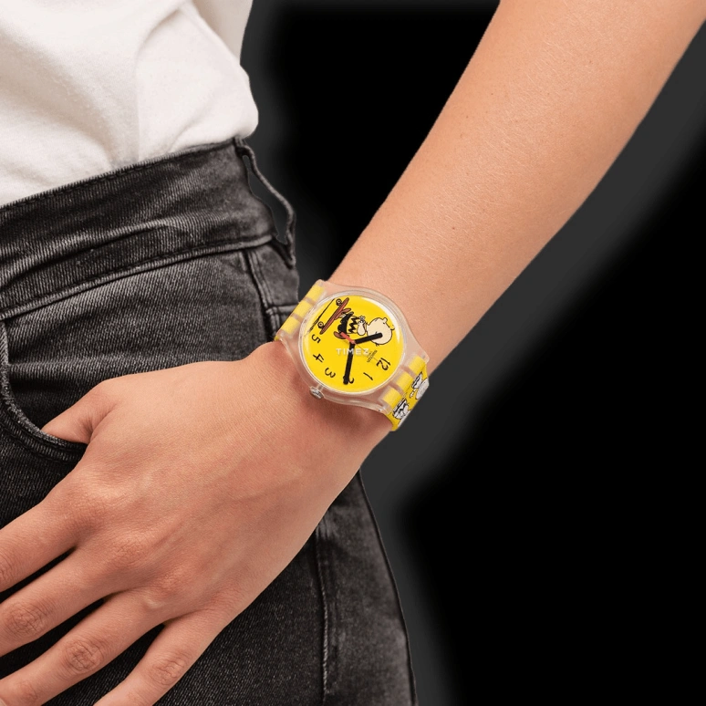 Swatch,Other 41mm,41mm,Bio-sourced,Yellow,Quartz,Sapphire,Crystal Glass,Round,SO29Z101