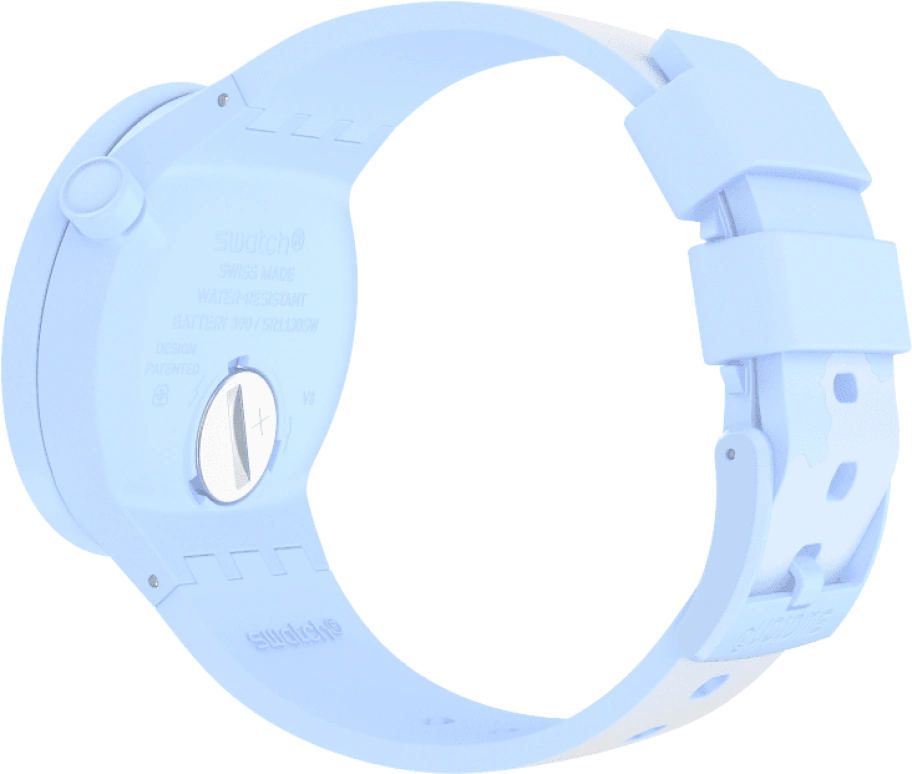 Swatch,THE BOLD 47mm,47mm,Bioceramic,Ceramic,Blue,Sapphire,Crystal Glass,SB03N102