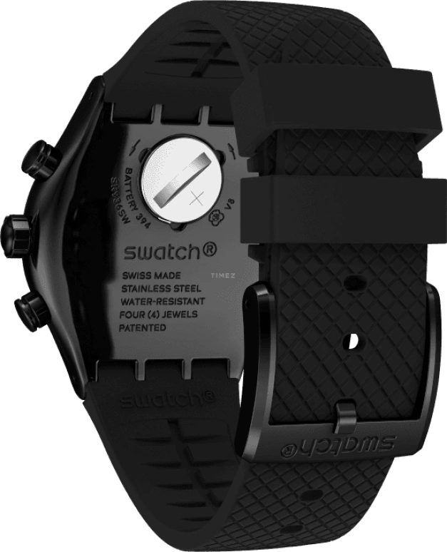 Swatch,IRONY 43x49mm,43x49mm,Black,YVB408