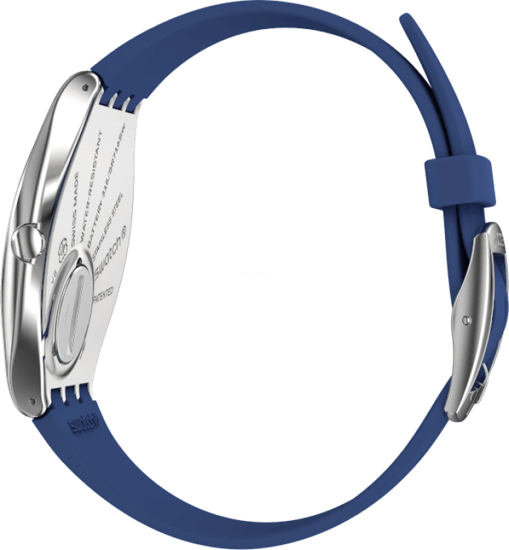 Swatch,SKIN 38mm,38mm,Blue,Sapphire,Crystal Glass,SYXS132