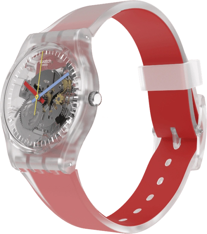 Swatch,CLEAR 34mm,34mm,Open,GE292