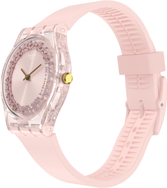 Swatch,Originals 34mm,34mm,Plastic,Pink,GP164