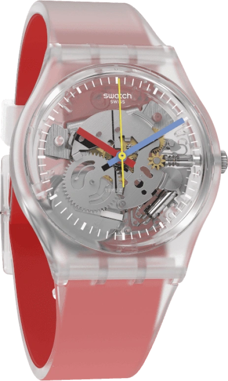 Swatch,CLEAR 34mm,34mm,Open,GE292