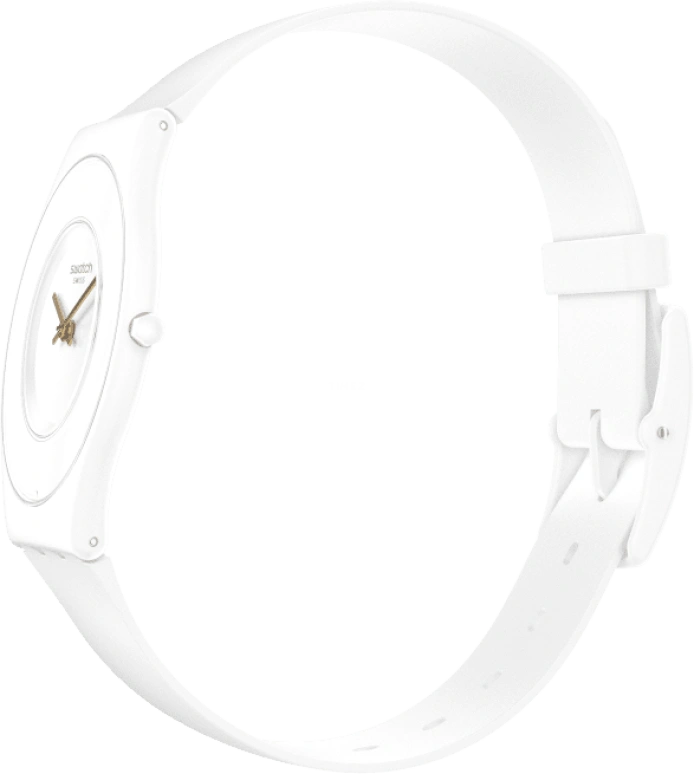 Swatch,SKIN 34mm,34mm,Ceramic,White,Quartz,SS09W100