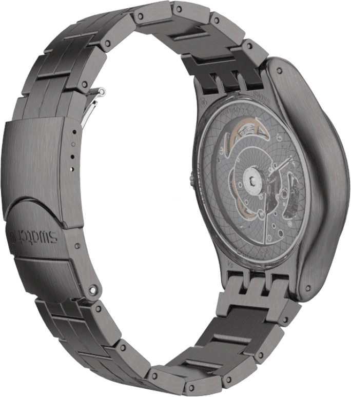 Swatch,IRONY 42mm,42mm,Stainless Steel,Open,YIM400G