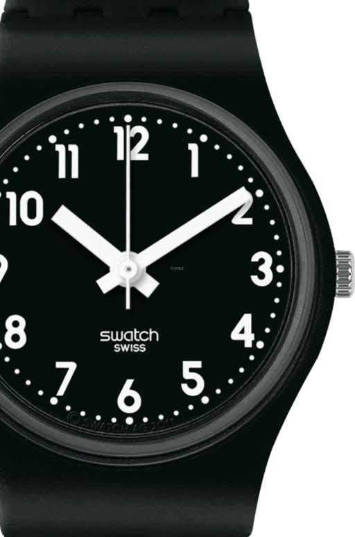 Swatch,Originals 25mm,25mm,Plastic,Black,Quartz,Round,LB170E
