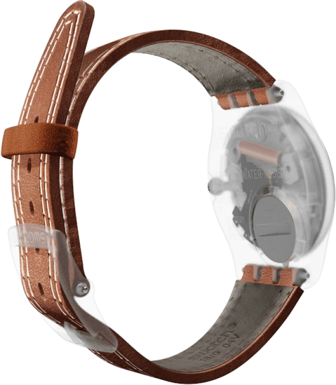Swatch,Originals 34mm,34mm,Plastic,Blue,GE709