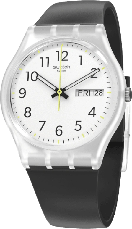 Swatch,Originals 34mm,34mm,White,Open,GE726