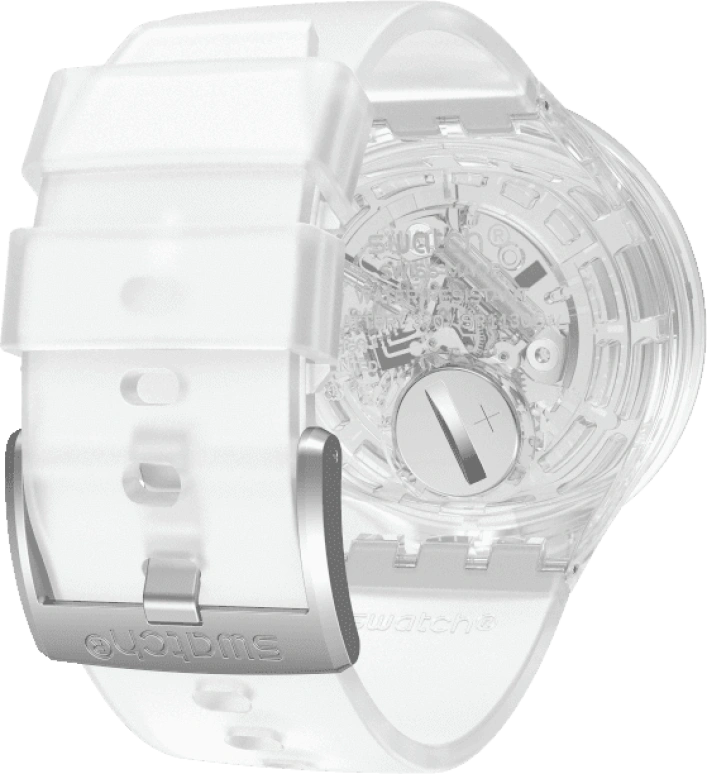 Swatch,THE BOLD 47mm,47mm,Plastic,Transparent,SO27E100