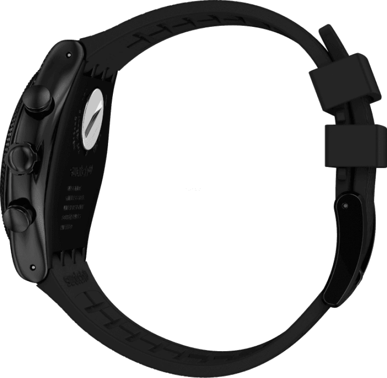 Swatch,IRONY 43x49mm,43x49mm,Black,YVB408