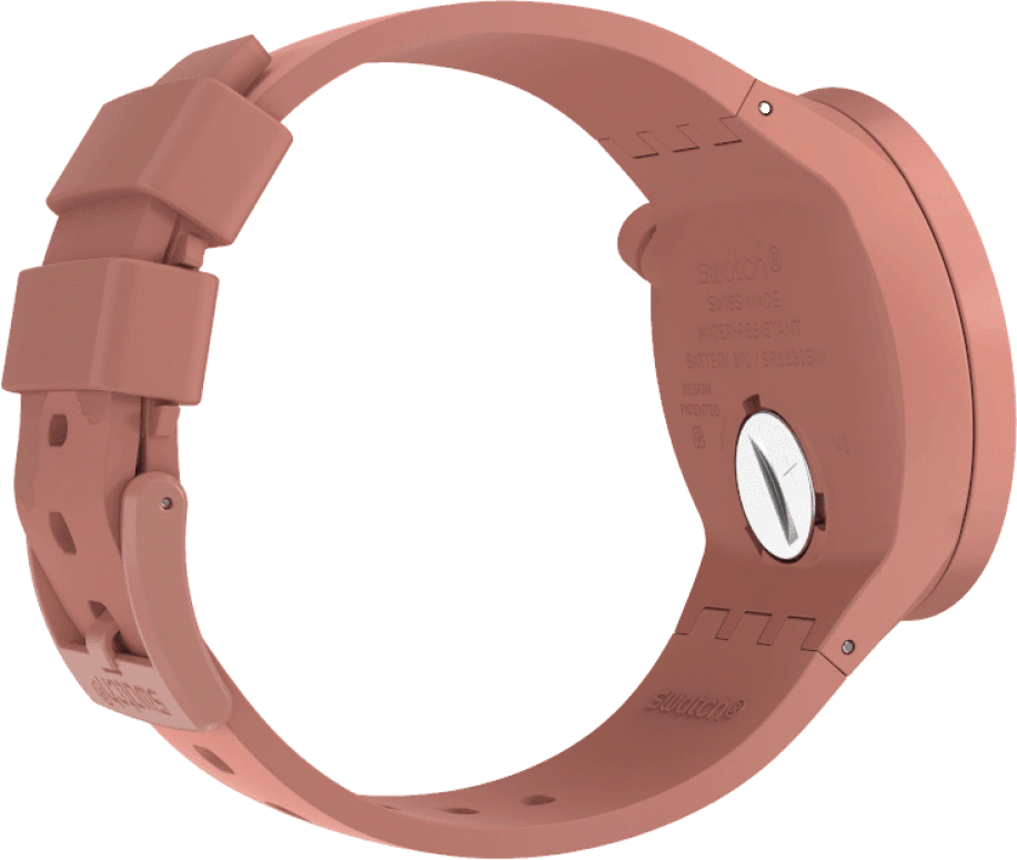 Swatch,THE BOLD 47mm,47mm,Bioceramic,Ceramic,Red,Sapphire,Crystal Glass,SB03R100