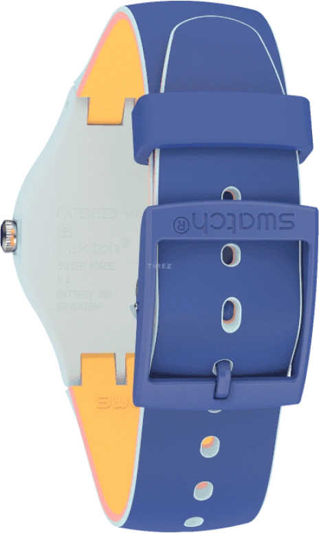 Swatch,Originals 41mm,41mm,Plastic,Blue,SUOS403