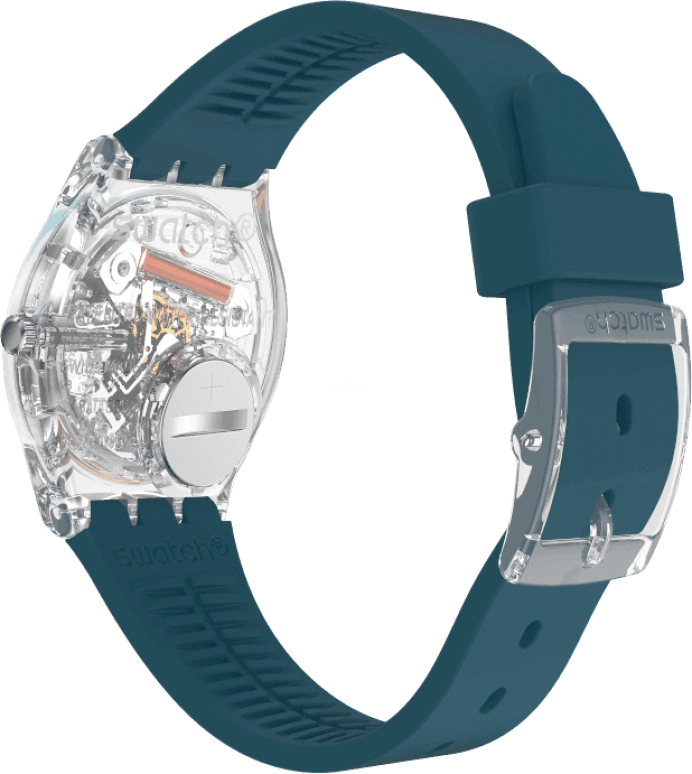 Swatch,Originals 34x39.20mm,34x39.20mm,Plastic,Coffee,Cyan,GE721