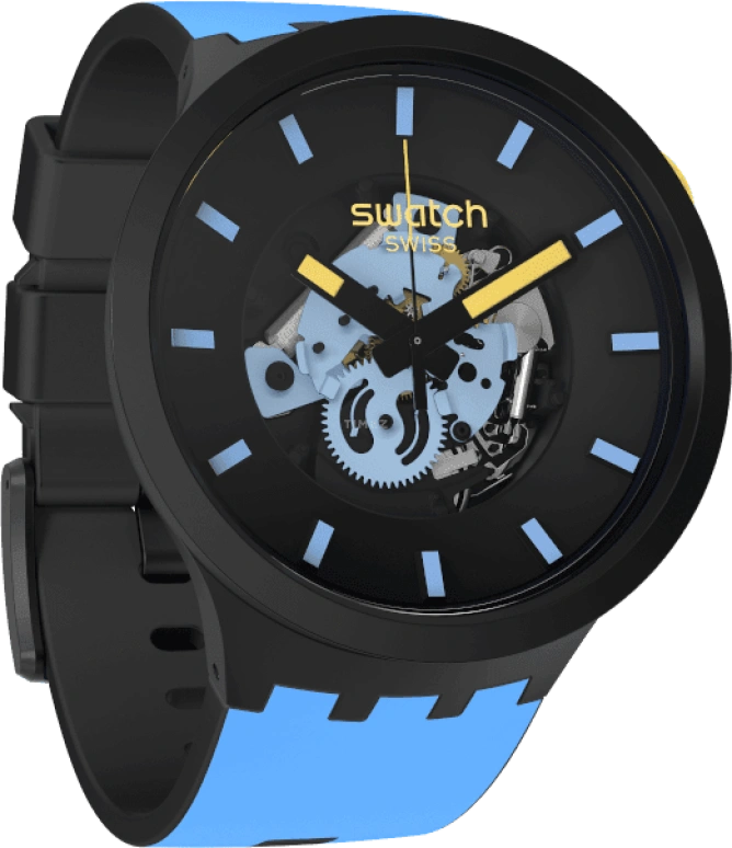Swatch,THE BOLD 47mm,47mm,Black,SB03B108