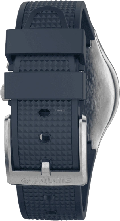 Swatch,IRONY 43mm,43mm,Stainless Steel,Blue,YVS454